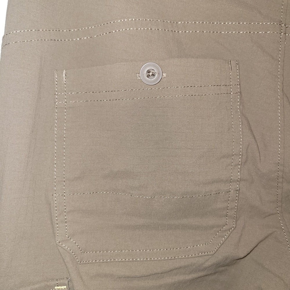 Duluth Trading Co Womens 6x31 Beige Nylon Spandex Cargo Pants‎ Hiking Outdoor - Picture 7 of 16